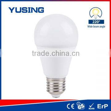 Plastic+Aluminium A60 LED Lamp E27 Bulb Globe 11W