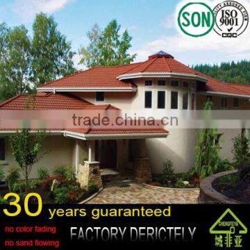 100% natural tile sand zinc roof