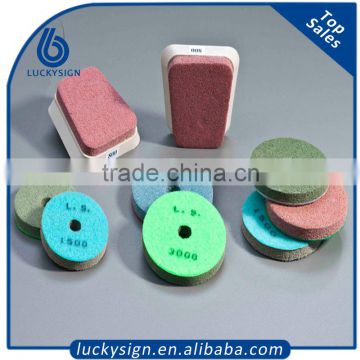 High quality diamond sponge polishing pad,angle grinder foam polishing pads