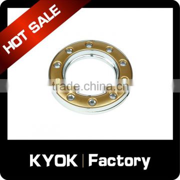 KYOK Wrought iron curtain rod rings with easy glide plastic inners,stainless steel iron chrome curtain rod factory