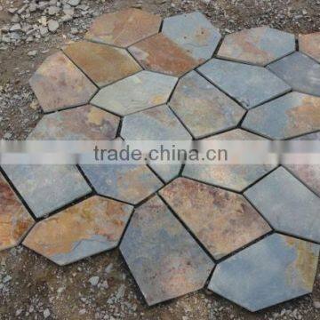 broken slate tile for outdoor patio floor