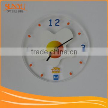 Fashion Egg Shaped Acrylic Wall Clock