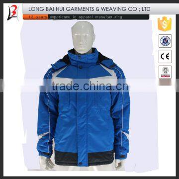 Men Plus size European size winter fashion Windproof hot sale hooody warm ski jacket stock