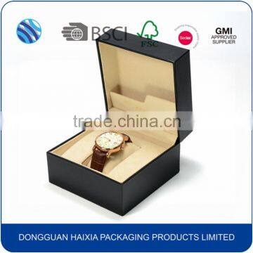 Custom wooden single watch presentation storage box                        
                                                Quality Choice