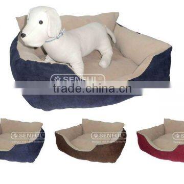 Suede Dog Bed Cat Kennel