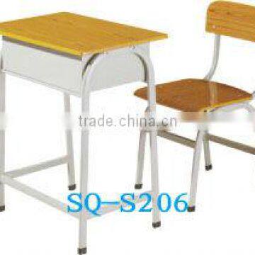 modern school desk and chair SQ-S206