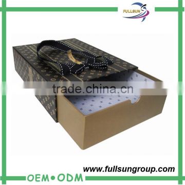 China professional customized wholesale custom drop front shoe box