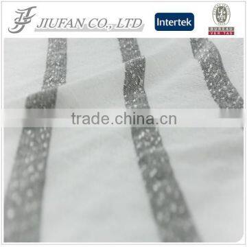 Jiufan Textile 100% Polyester Fabric Fancy Fabric Hacci Knitting Fabric for Garment