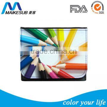 Man lether wallet for sublimation printing