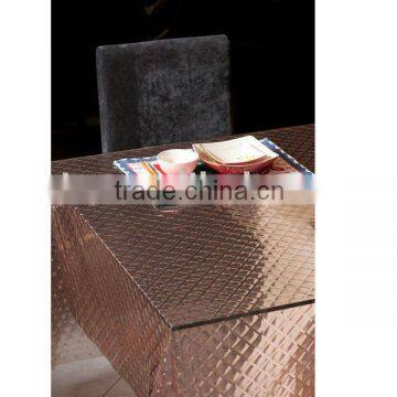 EVA Table Covering,vinyl Tablecloth Brown