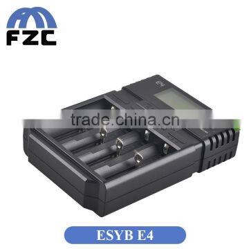 Online Shopping Best Price Intelligent Fast Charger Authentic ESYB E4 18650 Battery Charger With Bluetooth Function