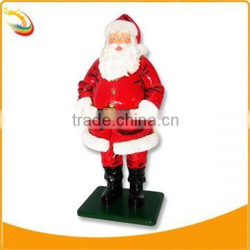 Life size Santa Claus sculpture for Christmas decoration