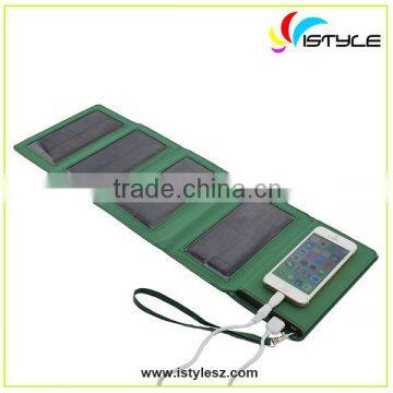 8000mAh Solar type power bank foldable solar storage power