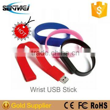 new coming wrist design silicon power usb flash drive