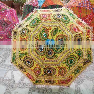 Wholesale Yellow Color Long Sun Promotional Umbrellas