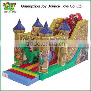 Low price inflatable kids toys slide jumping for playground