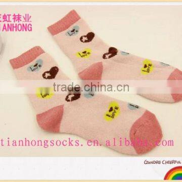 Zhuji China Sock Manufacturer Cheap Price Lastest Design OEM Customized Cute Woman Gender Terry Socks