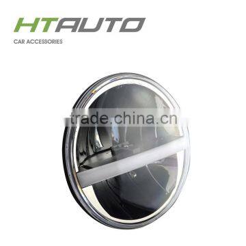 HTAUTO High Low Beam 9-36V DC 7" 20W Led Headlight Bulb for Motorcycle Retrofit Projector Motorcycle Led Lighting