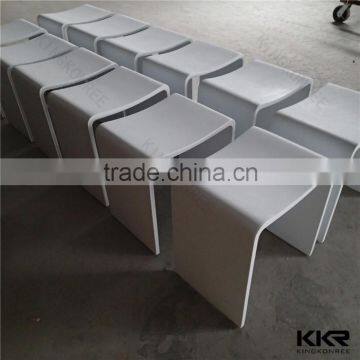 Resin stone seater,solid surface bathroom stool