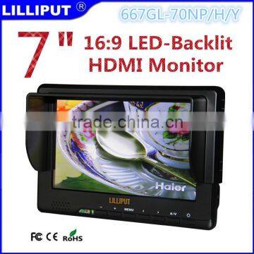 7" HDMI 1080P Camera DSLR Monitor 667GL-70NP/H/Y