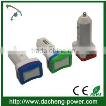 Diamond design high quality 2.1A 3.1A universal dual usb charger for phone