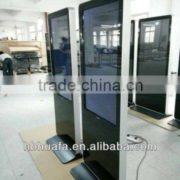 42" floor standing network LCD advertising screens player, multi touch screen kiosk