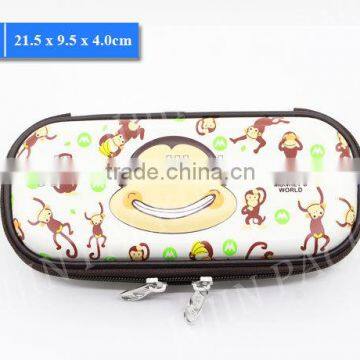 Hot Selling School Stationery Monkey World EVA Pencil Case With Compartments