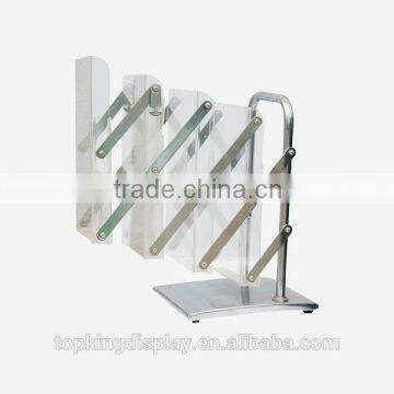 High Quality Protable Acrylic/ABS Literature Stand Fast Assemble Brochure Holder Display Stands photo-3