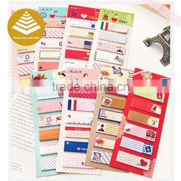 Creative Custom Cute Korean Kawaii Diary Scrapbooking Stickers Paper Sticky Notes Mini Memo Pad Notepad Stationery Office School