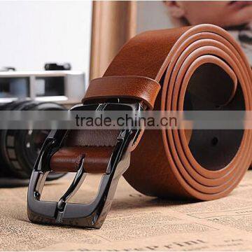 2016 Hot Mens Designer Belts for Men Brand Leather Belt Pin Buckle Black Business Trouser Strap Pants Band Ceinture photo-4