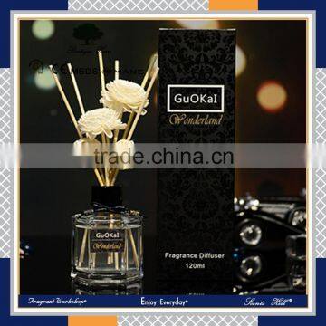 High quality Free Sample Available flower fragrance Aroma Reed Diffuser Set, Rattan Diffuser Set with sticks and luxurious pack