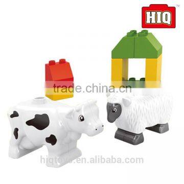 kids plastic enlighten animal large funny bricks toys