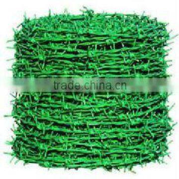 PVC barbed wire mesh security