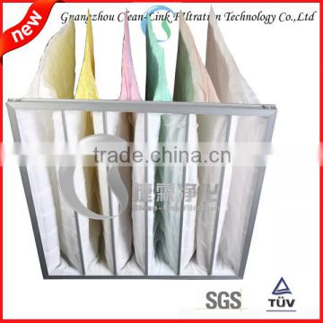 G4-F9 Multi-layer Combined Aluminum Frame non woven fabric Anti-static bag air conditioner Filter