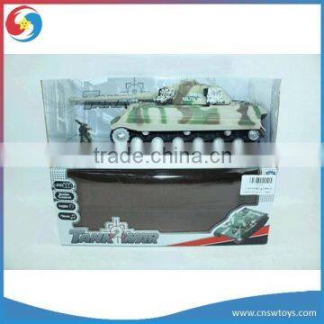 GX1108859 Hot sale kids inertia light and music military tank toy