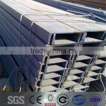 channel steel bar standard size/hot rolled u channel steel bar, SS400, A36