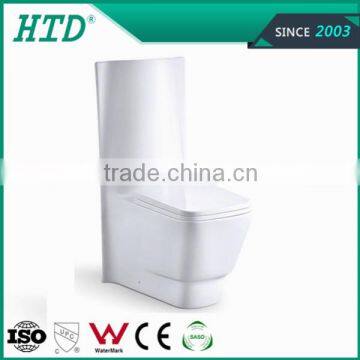 HTD-0808 Ceramic WC Washdown Toilet One Piece Bowl Toilet