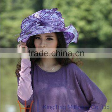 2004 Unique Design Ladies Organza Hats for you