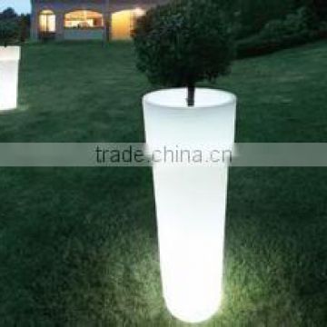 rotational LED Decorative flower pot for weeding