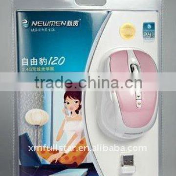 plastic blister packaging for mouse