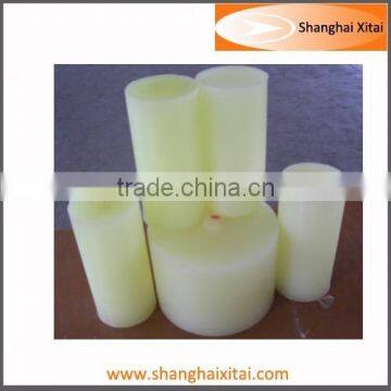 Hardness Shore A 20-95 White Custom Made Rubber Polyurethane Bar