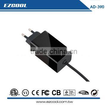 Dongguan factory 90W Universal and Automatic Wall mount Laptop adapter AD-390