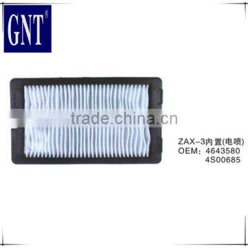 low price 4643580/4S00685 cabin air filter ZAXIS-3 excavator parts