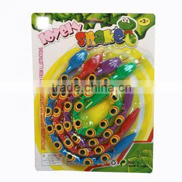 Movable joint plastic snake toy