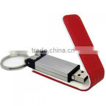 high speed variable USB2.0 leather 4GB pen drive