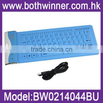 Flexible silicone keyboard for tablet