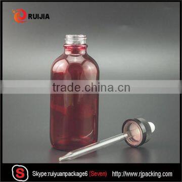 120ml Essential Oil Red Boston Glass Dropper Bottle With Childproof Cap Free Samples photo-6