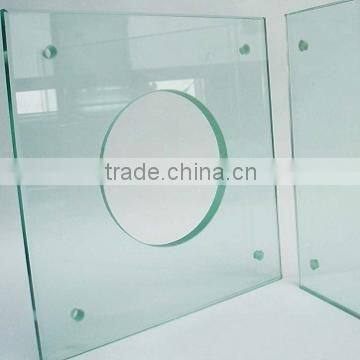 Clear float temperted glass