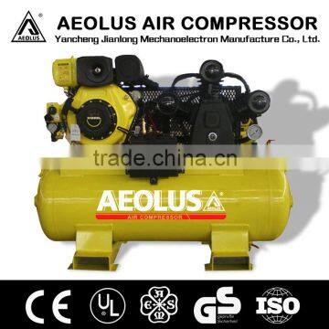 diesel engine piston air compressor JL3065 120L tank with CE