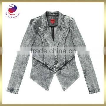 sale coats girls denim washed fashion style